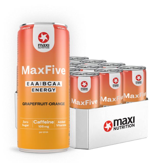 MaxFive EAA/BCAA Energy Drink Grapefruit Orange 12 x 330ml