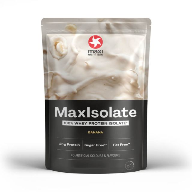 MaxIsolate Whey Protein Isolate Banana 1000 g