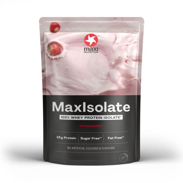 MaxIsolate 100% Whey Protein Isolate Strawberry 1000 g