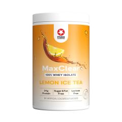 MaxiNutrition MaxClear Lemon Ice Tea in der 420 Gramm Dose