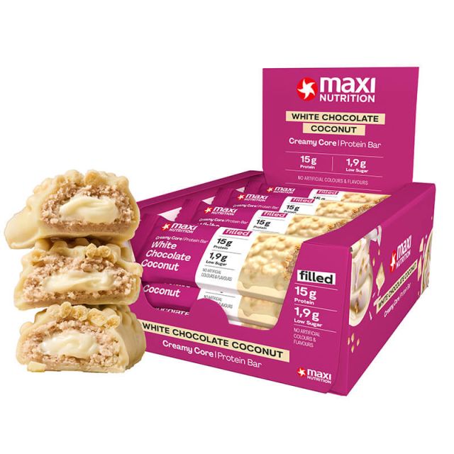 Creamy Core Protein Bar White Chocolate Coconut 12 x 45g