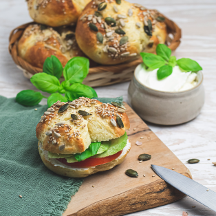 Protein Körnerbrötchen