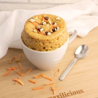 Möhre-Nuss Protein Tassenkuchen
