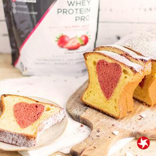 Protein Valentinstagskuchen