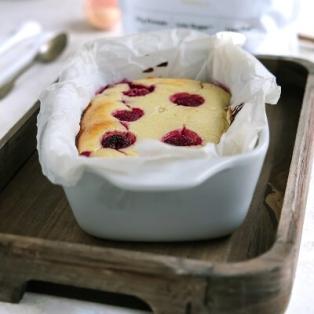 Protein Himbeer Quarkauflauf