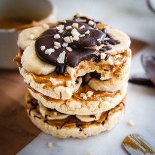 Peanut Butter Maiswaffeln