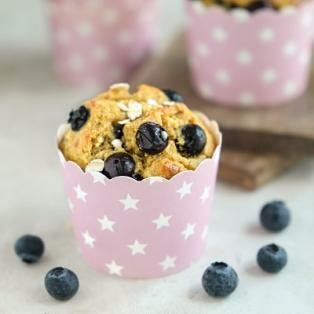 Protein Blaubeer Muffins