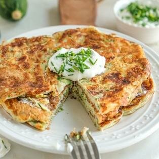 Protein Zucchini Pancakes