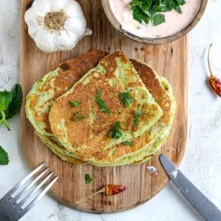 Protein Zucchini Reibekuchen