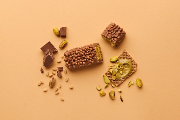 maxinutrition protein waffle bar pistachio spread zutaten